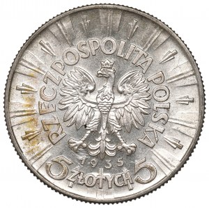 II Republic of Poland, 5 zloty 1935 Pilsudski
