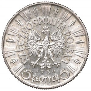 II Republic of Poland, 5 zloty 1936 Pilsudski