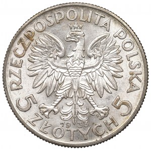 II Republic of Poland, 5 zloty 1933 Polonia