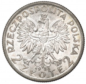II Republic of Poland, 2 zloty 1933 Polonia