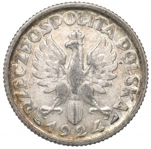 II Republic of Poland, 1 zloty 1924, Paris