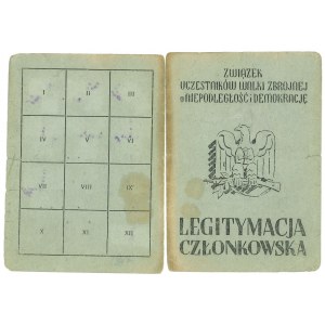 PRL, Legitymacja Związek Uczestników Walki Zbrojnej o Niepodległość i Demokrację