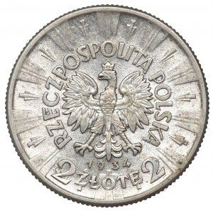 II Republic of Poland, 2 zloty 1934 Pilsudski