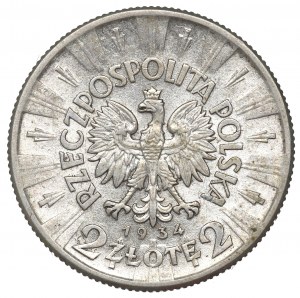 II Republic of Poland, 2 zloty 1934 Pilsudski