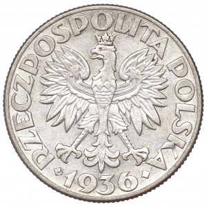 II Republic of Poland, 2 zlote 1936, Ship