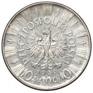 II Republic of Poland, 10 zloty 1936 Pilsudski