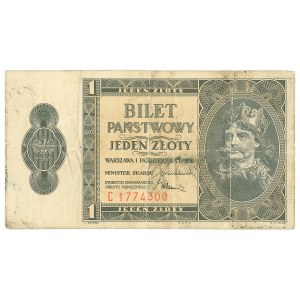 II RP, 1 złoty 1938 C - RZADKOŚĆ