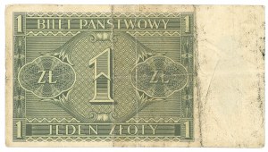 II RP, 1 zloty 1938 C - RARE