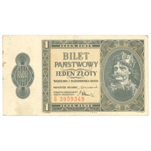 II RP, 1 złoty 1938 G - RZADKOŚĆ