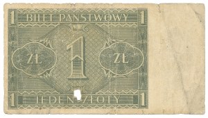 II RP, 1 zloty 1938 ID
