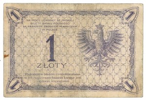 II Republic of Poland, 1 zloty 1919 - PMG 63