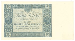 II RP, 5 gold 1930 BU