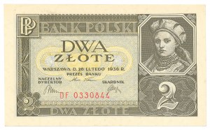 II RP, 2 gold 1936 DF