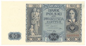 II RP, 20 zloty 1936 CL