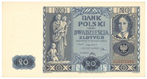 II RP, 20 zloty 1936 AJ