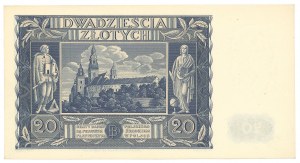 II RP, 20 zloty 1936 AJ