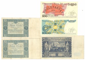 II RP, Set of 5 zloty 1930 CU, BB (2 pcs)