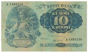 Estonia 10 Krooni 1937