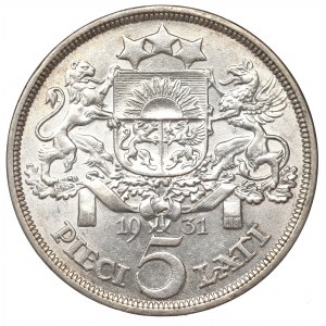 Latvia, 5 lati 1931