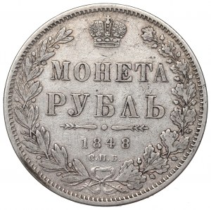 Russia, Nicholas I, Roubl 1848 HI