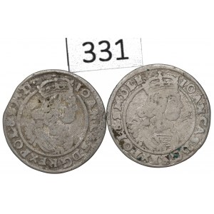 John II Casimir, Lot 6 groschen 1665-66, Bromberg