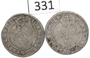 John II Casimir, Lot 6 groschen 1665-66, Bromberg