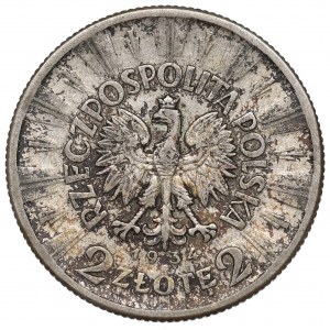 II Republic of Poland, 2 zloty 1934 Pilsudski