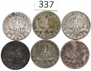 II RP, Set of 2 Gold 1933-34 Head of a Woman