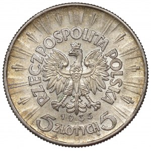 II Republic of Poland, 5 zloty 1935 Pilsudski