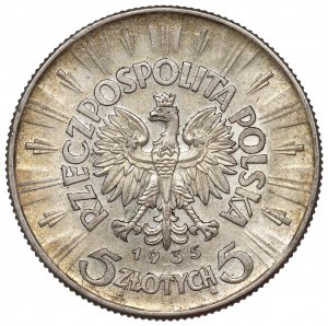 II Republic of Poland, 5 zloty 1935 Pilsudski
