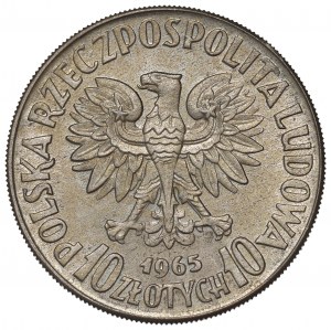 Peoples Republic of Poland, 10 zloty 1965 VII centuries of Warsaw - Specimen CuNi