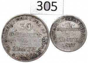Russian partition, Nicholas I, Coin set