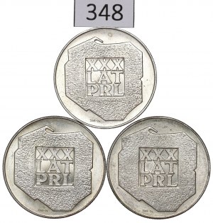 People's Republic of Poland, Set of 200 Gold 1974 Map