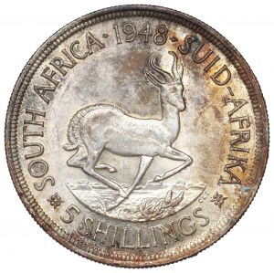 South Africa, 5 shillings 1948