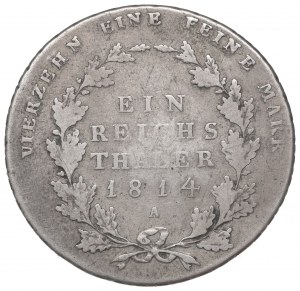 Germany, Preussen, Thaler 1814