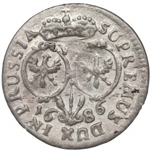 Germany, Preussen, 6 groschen 1686, Konigsberg