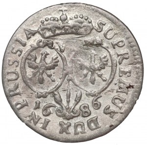 Germany, Preussen, 6 groschen 1686, Konigsberg