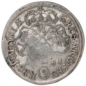 John III Sobieski, 6 groschen 1681, Bromberg