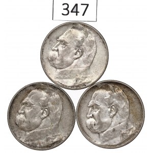II RP, Zestaw 5 złotych 1935 Piłsudski