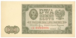 PRL, 2 zloty 1948 CR