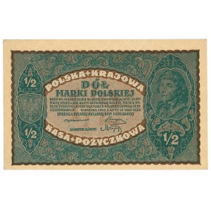 II RP, 1/2 Polish mark 1920