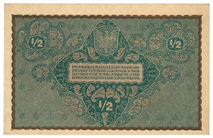 II RP, 1/2 Polish mark 1920