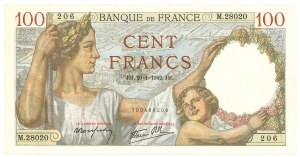 France, 100 francs 1962