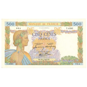 Francja, 500 Franków 1942
