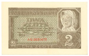 GG, 2 zloty 1941 AG