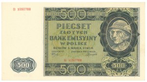 GG, 500 gold 1940 B