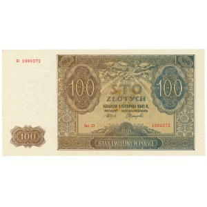 GG, 100 złotych 1941 D