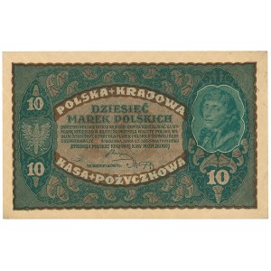II RP, 10 Polish marks 1919 2nd Series DY