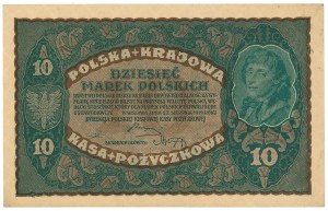 II RP, 10 Polish marks 1919 2nd Series DY