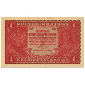 II RP, 1 polská značka 1919 1. série JG